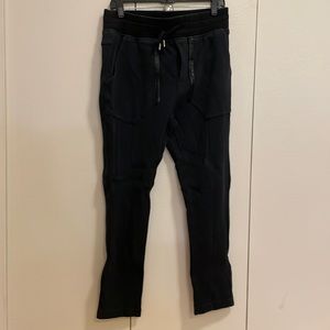 Harrison Wong men black fashion joggers size large